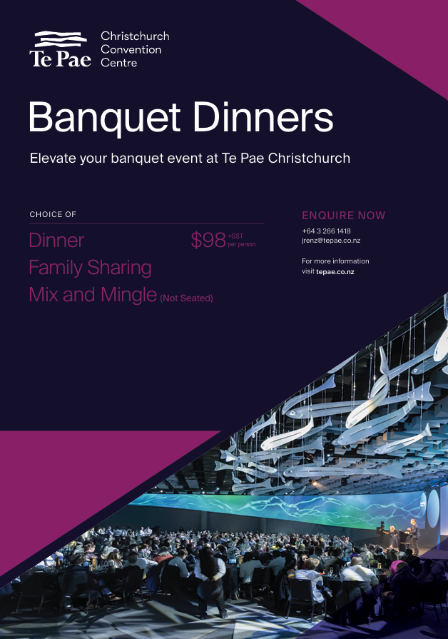 Banquet Dinners flyer cover